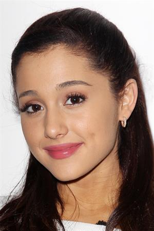 Ariana Grande in knee highs at 1D fan event in NY 11/18/12 