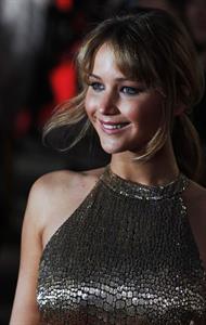 Jennifer Lawrence at the Hunger Games UK premiere on March 14, 2012 
