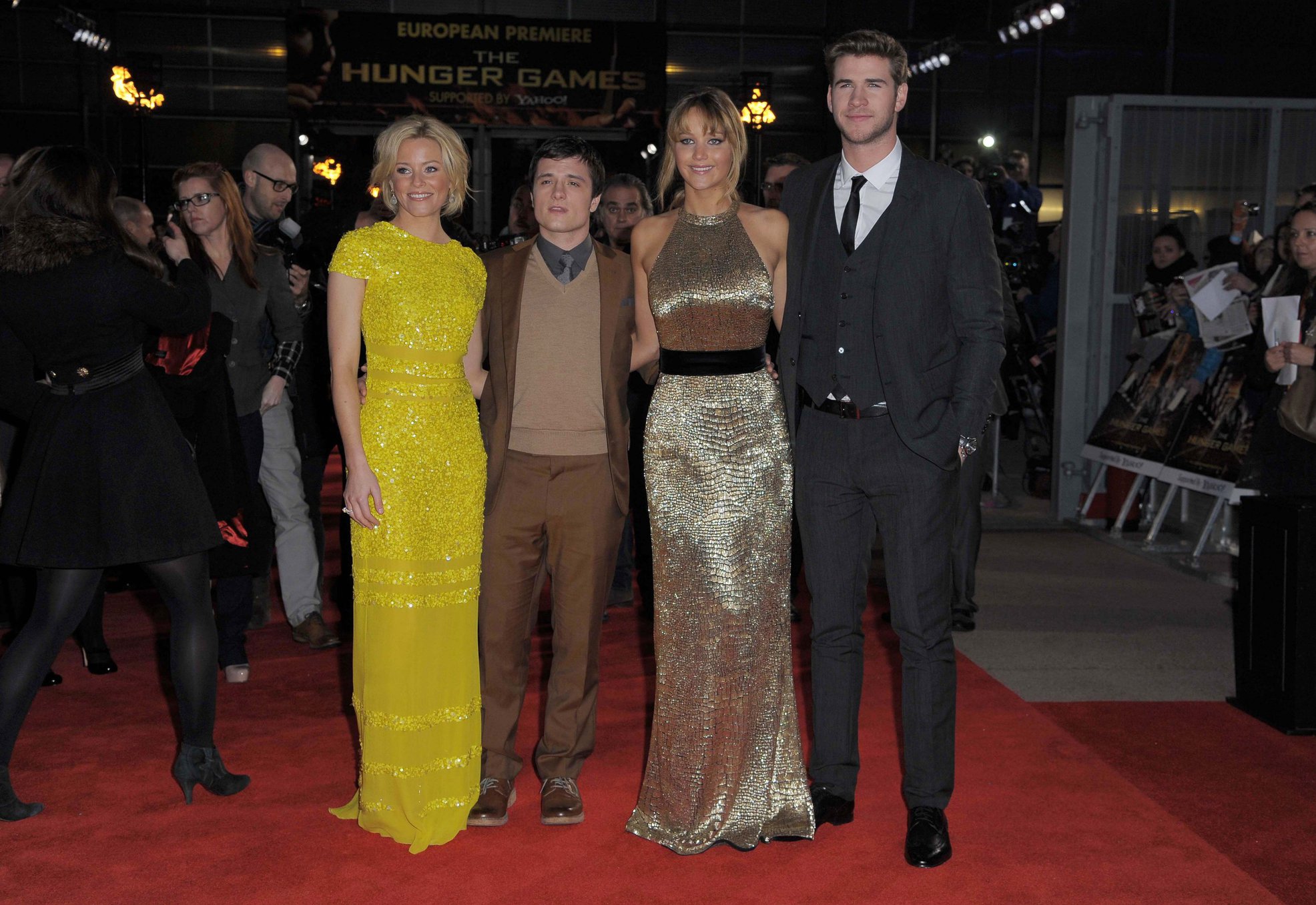 Jennifer Lawrence at the Hunger Games UK premiere on March 14, 2012 