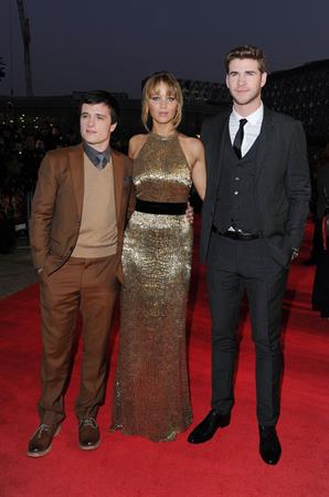 Jennifer Lawrence at the Hunger Games UK premiere on March 14, 2012 