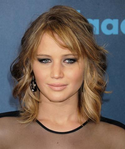 Jennifer Lawrence 24th Annual GLAAD Media Awards in Los Angeles, Apr. 20, 2013 