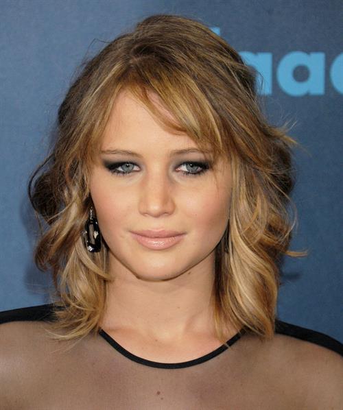 Jennifer Lawrence 24th Annual GLAAD Media Awards in Los Angeles, Apr. 20, 2013 