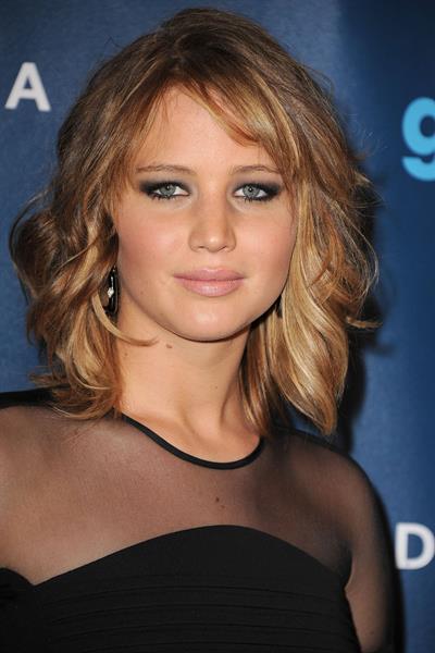 Jennifer Lawrence 24th Annual GLAAD Media Awards in Los Angeles, Apr. 20, 2013 
