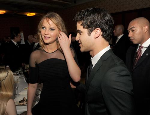 Jennifer Lawrence 24th Annual GLAAD Media Awards in Los Angeles, Apr. 20, 2013 
