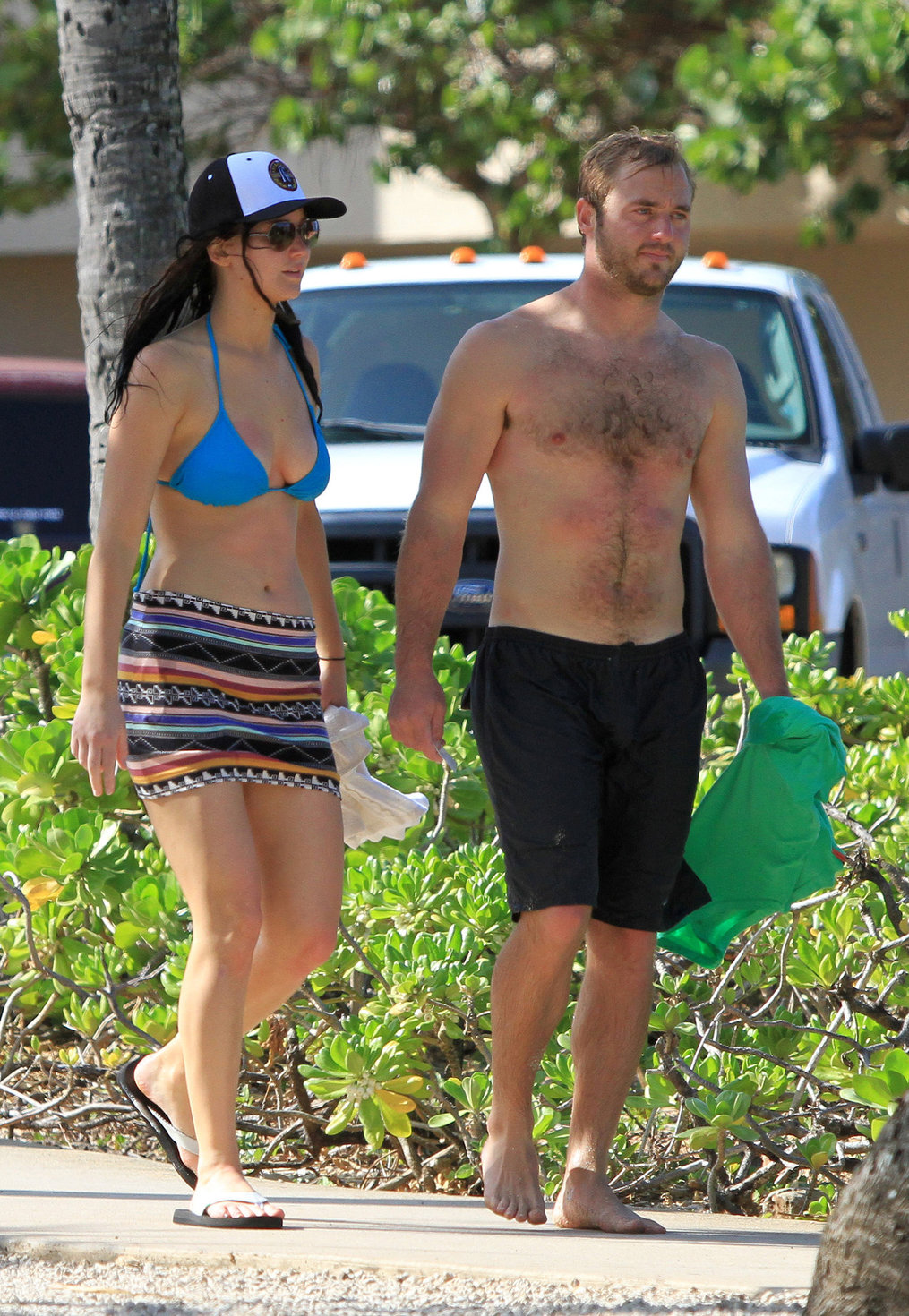 Jennifer Lawrence Bikini Pictures Jennifer Lawrence bikini candids in Maui 11/21/12