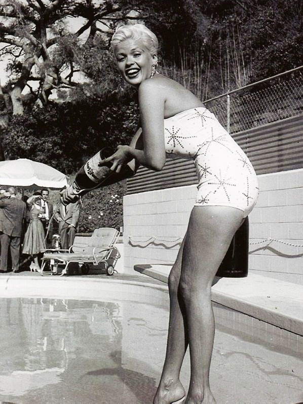 Jayne Mansfield in a bikini