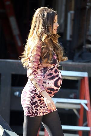 Sofia Vergara on the set of '''Modern Family' in LA October 3, 2012 