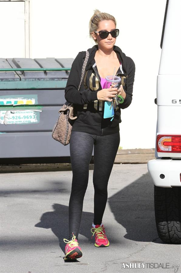 Ashley Tisdale out and about in LA 12/11/12 
