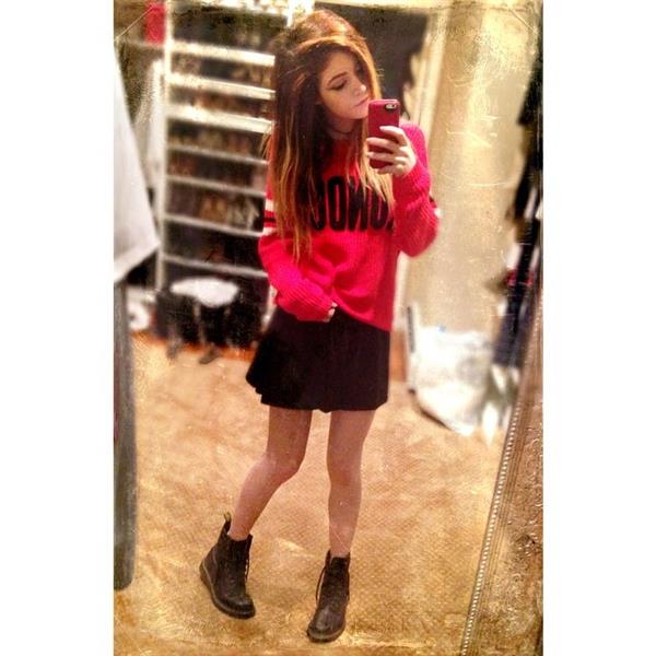 Chrissy Costanza taking a selfie