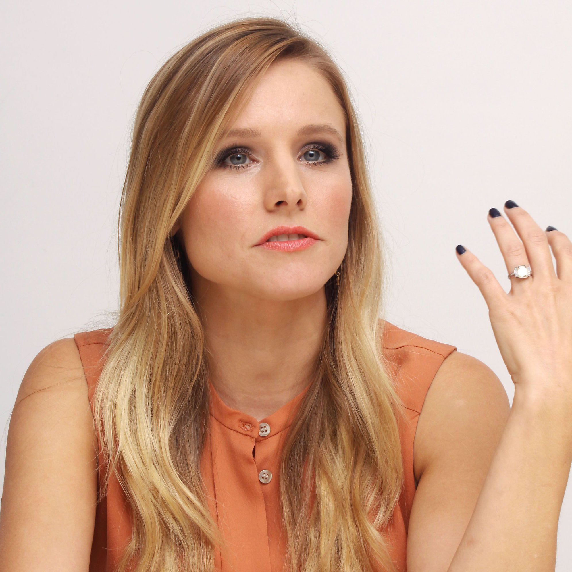 Kristen Bell  Hit And Run  Press Conference, Aug 12, 2012