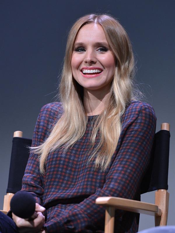 Kristen Bell - Meet the Actors of Hit and Run Presented by Apple in New York City (July 26, 2012)