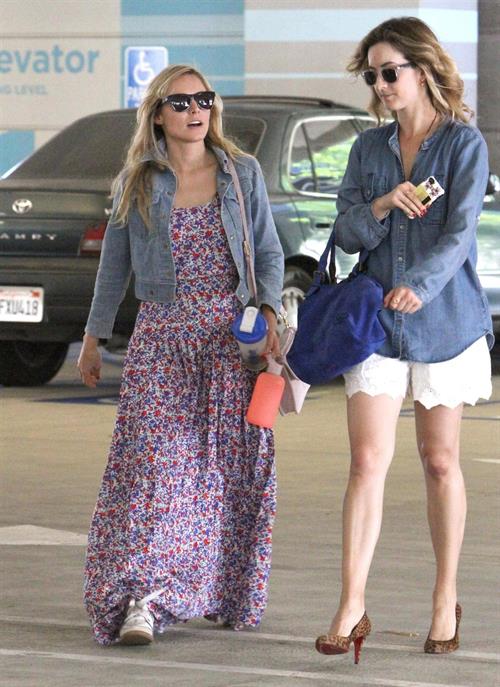 Kristen Bell - spotted out and about with a friend in North Hollywood May 31, 2012