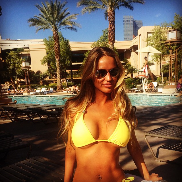 Charlie Riina in a bikini