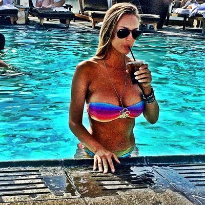 Charlie Riina in a bikini