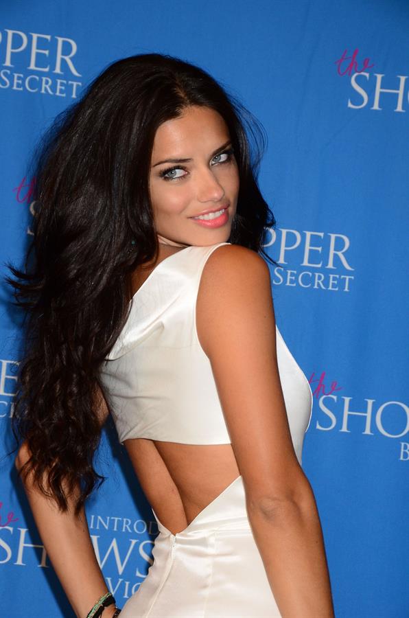 Adriana Lima Victoria's Secret Showstopper launch in New York City on August 9, 2011