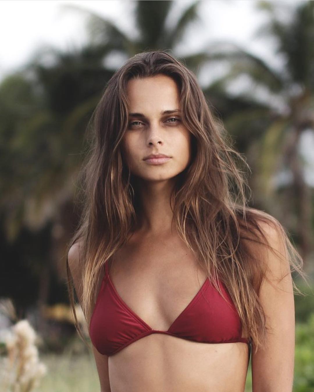 Annie Gustafsson in a bikini