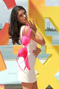 Adriana Lima, Candice Swanepoel, and Erin Heatherton for Victoria's Secret Very Sexy Jet Tour on February 28, 2012 