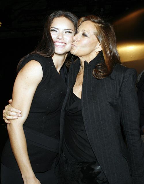 Adriana Lima Donna Karan fall 2012 fashion show in New York on February 13, 2012 