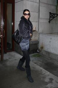 Adriana Lima leaving a medical office in New York City on November 8, 2011 