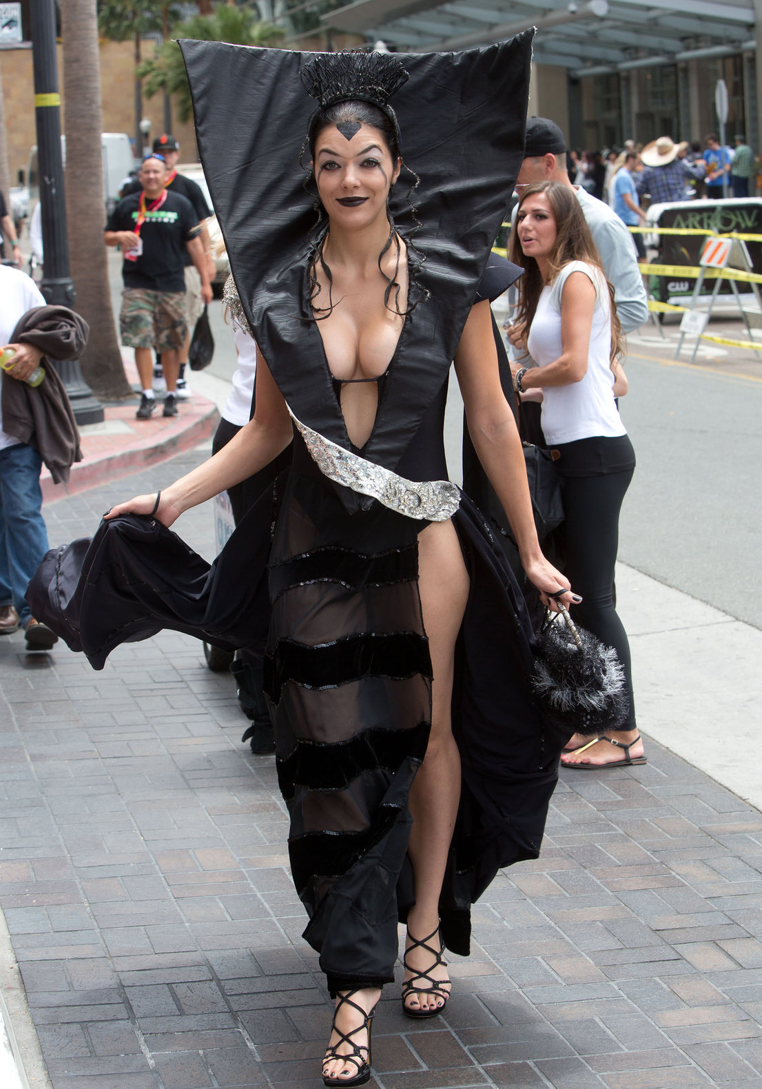 Adrianne Curry dressed as Lily from Legend during Comic-Con in San Diego - July 14, 2012