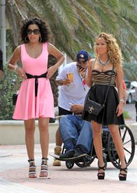 Adrienne Bailon at Miami Beach on April 27, 2012 
