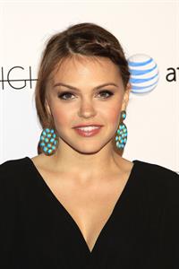 Aimee Teegarden premiere of the 1st social series Aim High held at Trousdale on October 18, 2011 
