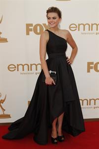 Aimee Teegarden 63rd annual Primetime Emmy Awards held at Nokia Theatre in Los Angeles on September 18, 2011
