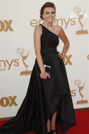 Aimee Teegarden 63rd annual Primetime Emmy Awards held at Nokia Theatre in Los Angeles on September 18, 2011