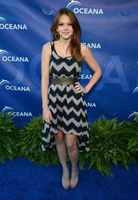 Aimee Teegarden arrives at 2012 Oceana's SeaChange Summer Party on July 29, 2012 in Laguna Beach, California