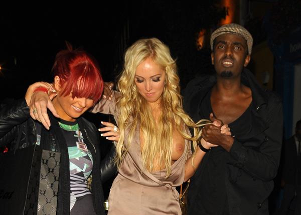 Aisleyne Horgan Wallace Nip Slip at the Alto Club Sept 8, 2010 