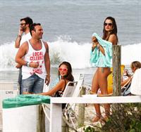 Alessandra Ambrosio - beach candids in LA 1/3/12  