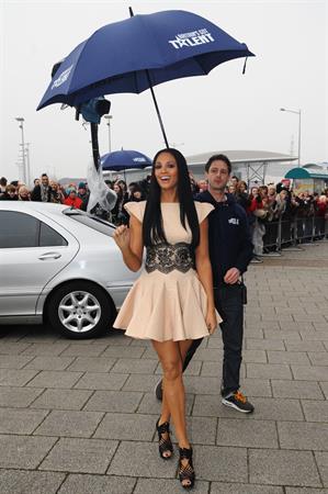 Alesha Dixon - Britains Got Talent Auditions - Cardiff - 29.01.12