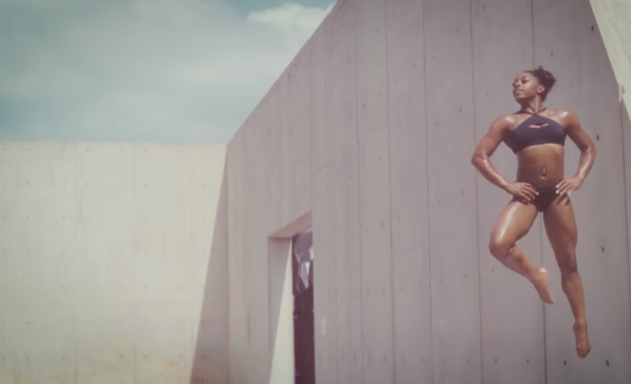 Simone Biles in a bikini