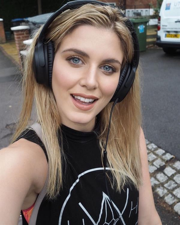 Ashley James taking a selfie