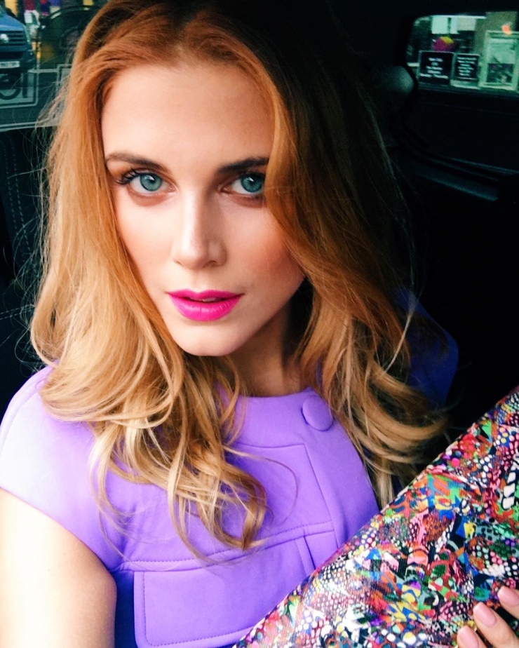 Ashley James taking a selfie