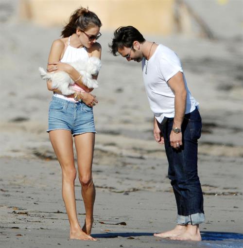 Alessandra Ambrosio at Malibu Beach on May 29, 2011