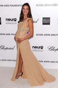 Alessandra Ambrosio 20th annual Elton John Aids foundation party on February 26, 2012 