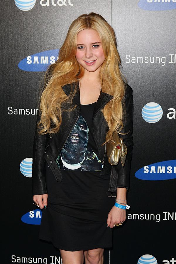 Alessandra Torresani attends the Samsung Infuse 4G launch party in Hollywood on May 12, 2011