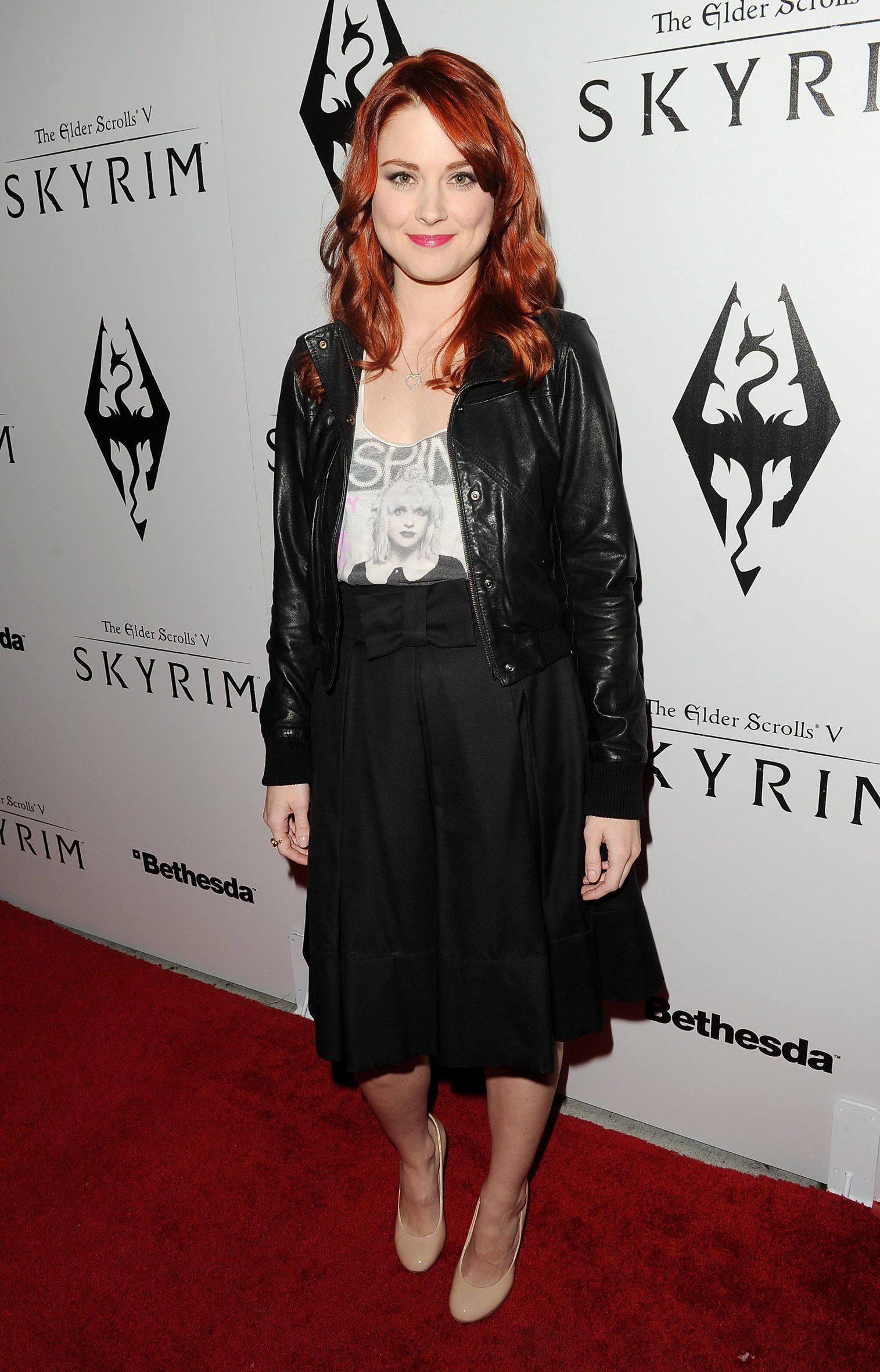 Alexandra Breckenridge Pictures Alexandra Breckenridge attends The Elder Scrolls V Skyrim video game launch party in Los Angeles on November 8, 2011