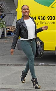 Alexandra Burke out at South Bank in London March 13, 2012 