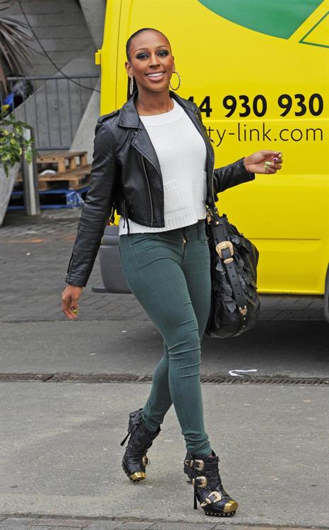 Alexandra Burke out at South Bank in London March 13, 2012 