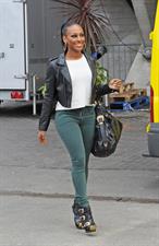 Alexandra Burke out at South Bank in London March 13, 2012 