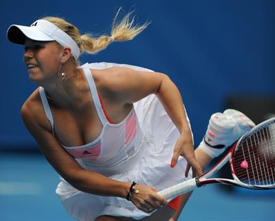 Shapely Tennis Beauty.
