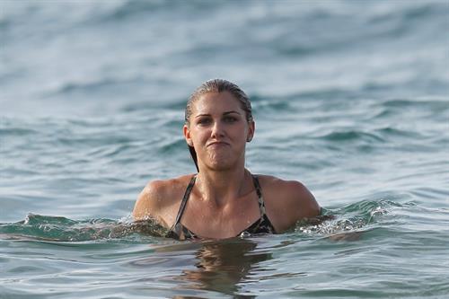 Alex Morgan bikini candids in Hawaii 12/19/12 
