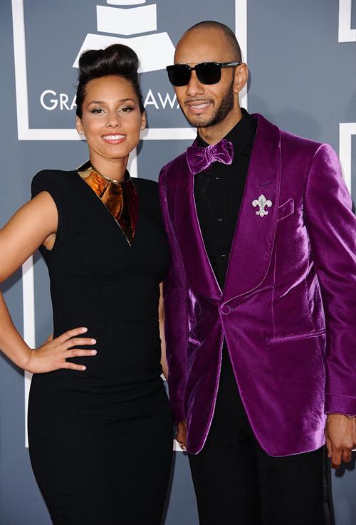 Alicia Keys attends the 54th annual Grammy Awards on February 12, 2012