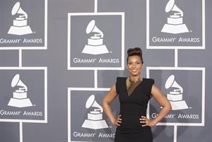 Alicia Keys attends the 54th annual Grammy Awards on February 12, 2012