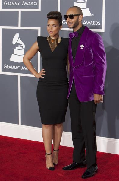 Alicia Keys attends the 54th annual Grammy Awards on February 12, 2012