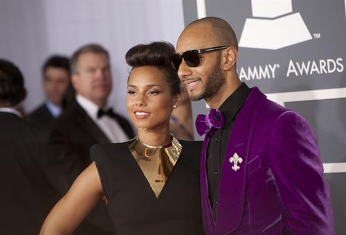 Alicia Keys attends the 54th annual Grammy Awards on February 12, 2012