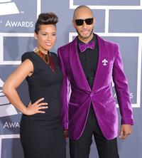 Alicia Keys attends the 54th annual Grammy Awards on February 12, 2012