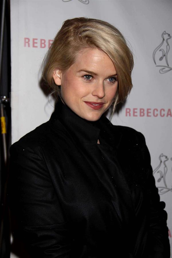 Alice Eve at the Rebecca Taylor store opening party in New York on March 23, 2011 